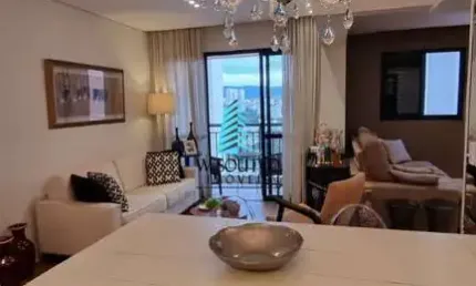 Apartamento mobiliado em condomínio com infra total