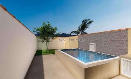Casa com 2 dorms, Jardim Praia Grande, Mongaguá - R$ 370 mil, Cod: 1177