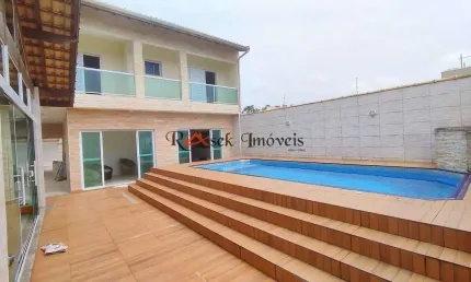 Sobrado com 4 dorms, Nova Itanhaém, Itanhaém - R$ 750 mil, Cod: 1567