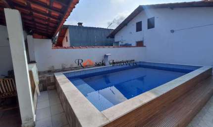 Casa com 1 dorm, com piscina, Itanhaém - R$ 285 mil,Cod:1799