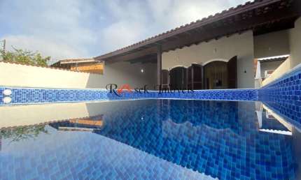 Casa com 4 dorms, Flórida Mirim, Mongaguá - R$ 529 mil, Cod: 1855