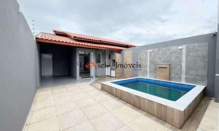 Casa com 3 quartos, Nova Itanhaém, Itanhaém - R$ 369 mil, Cod: 2044