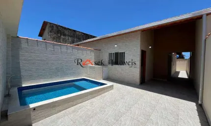 Casa com 2 dorms, Balneário Samas, Mongaguá - R$ 350 mil, Cod: 2062