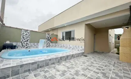 Casa com 2 quartos, Jardim Regina, Itanhaém - R$ 320 mil, Cod: 2208
