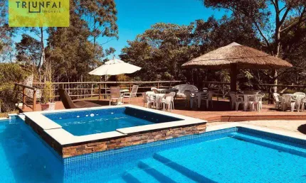 Chácara com 3 dormitórios à venda, 25000 m² por r$ 1.596.000,00 - aparecida - araçoiaba da serra/sp