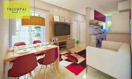 Apartamento com 2 dormitórios à venda, 44 m² por R$ 279.000,00 - Jardim Simus - Sorocaba/SP
