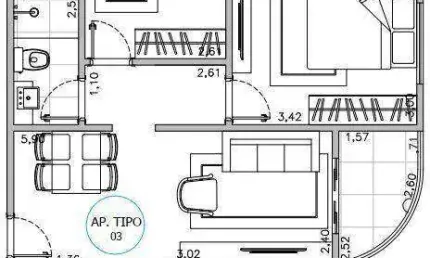 Apartamento com 2 dormitórios à venda, 57 m² por R$ 250.000 - Altos do Trujillo - Sorocaba/SP