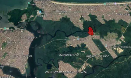 Área à venda, 292.814,79 m² por R$ 52.706.662 - Samaritá - São Vicente/SP