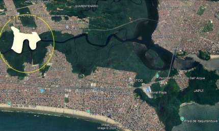 Área à venda, 1.017.974 m² por R$ 183.235.471 - Samaritá - São Vicente/SP