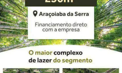 Terreno à venda, 250 m² por r$ 196.000,00 - jardim arco rio verde - araçoiaba da serra/sp
