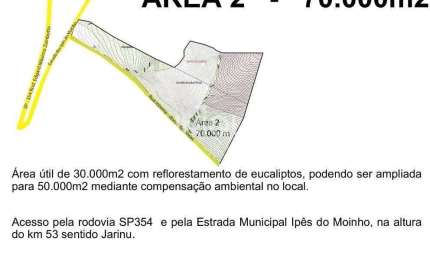 Área À Venda, 70000 M² Por R$ 3.577.700,00 - Moinho - Campo Limpo Paulista/Sp