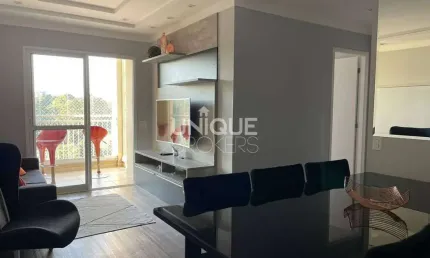 Apartamento no condomínio hanbury park mobiliado para locação, engordadouro - jundiaí