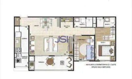 Apartamento em são paulo bairro conjunto residencial morumbi