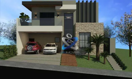 Sobrado com 3 dormitórios à venda, 214 m² por R$ 1.600.000,00 - Condomínio Terras do Vale - Caçapava/SP