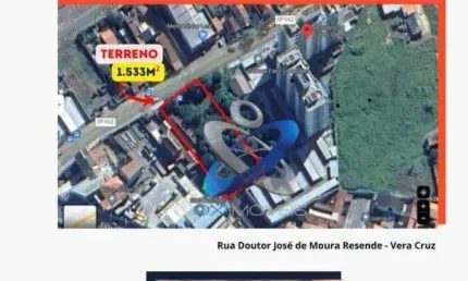 Terreno comercial à venda no Vera Cruz, Caçapava 