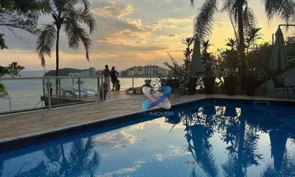 Apartamento com 2 dormitórios no litoral beira-mar à venda, 98 m² por R$ 850.000 - Martim de Sá - Caraguatatuba/SP