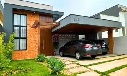 LINDA CASA TÉRREA À VENDA NO CONDOMÍNIO PHYTUS EM ITUPEVA/SP
