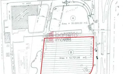 Área industrial, contendo 12.727,06m², para venda, em Jundiaí-SP