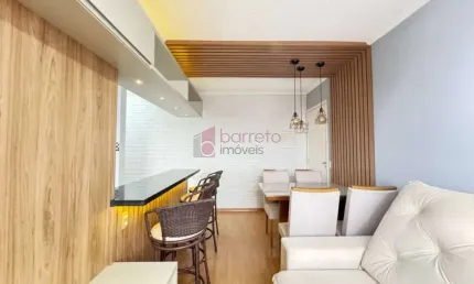 APARTAMENTO SEMI MOBILIADO PARA LOCAÇÃO NO CONDOMÍNIO MORADA DOS PÁSSAROS - ANDORINHAS EM JUNDIAÍ/SP