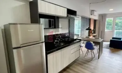 APARTAMENTO MOBILIADO PARA LOCAÇÃO NA REGIÃO CENTRAL NO CONDOMINIO LINEA EM JUNDIAÍ/SP