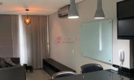 Flat mobiliado para locação no condomínio línea - jundiaí/sp
