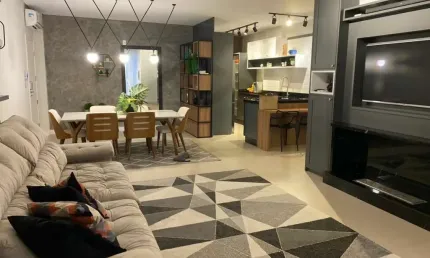 APARTAMENTO DE ALTO PADRÃO DE 123m² COM TRÊS DORMITÓRIOS SENDO UMA SUÍTE