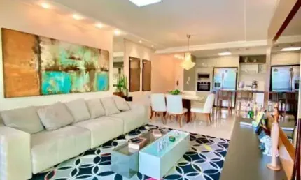 APARTAMENTO MOBILIADO, EQUIPADO COM VISTA INCRÍVEL E LAZER COMPLETO