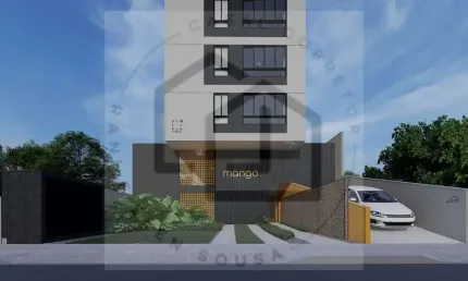 Apartamento de 63,51m² com dois dormitórios sendo uma suíte
