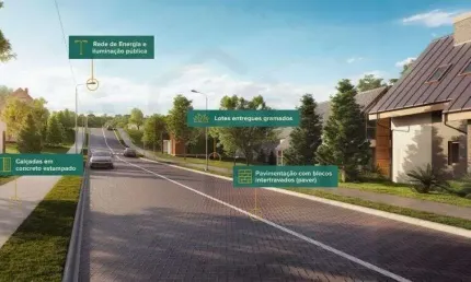 469,31m² para construir com liberdade em loteamento tranquilo