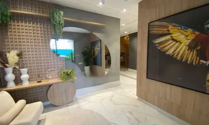 Apartamento de 3 suítes próximo da praia de itapema