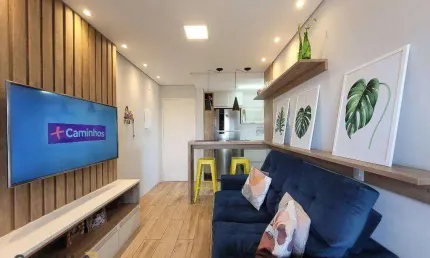 Apartamento com 2 dormitórios à venda, 53 m² por R$ 350.000,00 - Ortizes - Valinhos/SP