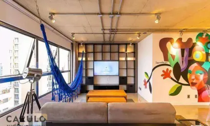 Apartamento com 1 dormitório à venda, 70 m² por R$ 870.000,00 - Cambuí - Campinas/SP