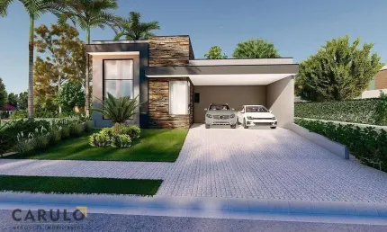 Casa com 3 dormitórios à venda, 221 m² por R$ 1.850.000,00 - Parque Brasil 500 - Paulínia/SP