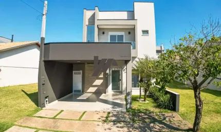Casa em condomínio fechado com 3 quartos à venda na Rua Geraldo Cavina de Siqueira, 213, Jardim Park Real, Indaiatuba por R$ 1.150.000