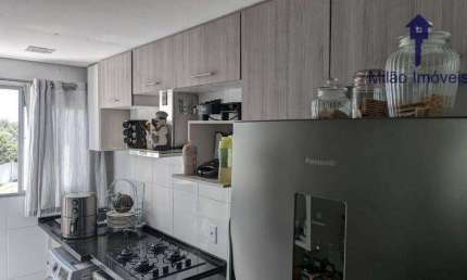 Apartamento  mobiliado 2 dormitórios à venda, 47 m² - Condomínio Parque Sicília - Vossoroca - Votorantim/SP