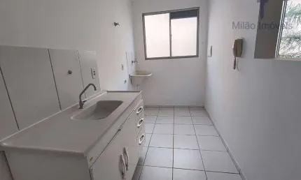 Apartamento 2 dormitórios para locação, 46 m² - Condomínio Parque Sicília - Vossoroca - Votorantim/SP