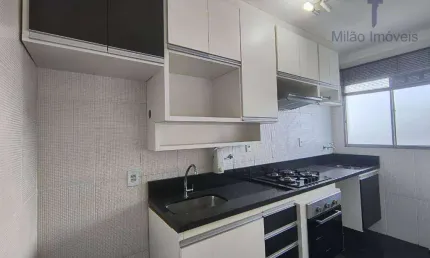 Apartamento 2 dormitórios para locação, 47 m² - Condomínio Parque Sicília - Vossoroca - Votorantim/SP