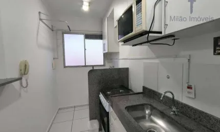 Apartamento 2 dormitórios para locação, 47 m² - Condomínio Parque Sicília - Vossoroca - Votorantim/SP