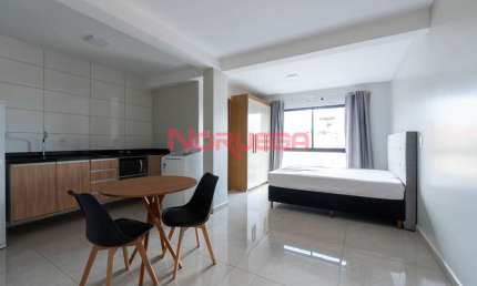 Apartamento para locação no Santa Cândida, Curitiba-PR: 1 quarto, 1 sala, 1 banheiro e 1 vaga de garagem!