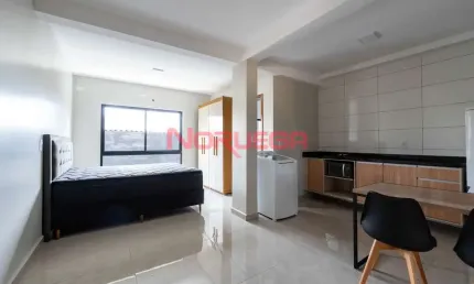 Apartamento para locação em Curitiba - Santa Cândida: 1 quarto, 1 sala, 1 banheiro, 1 vaga de garagem, 29,16m². Venha conferir!