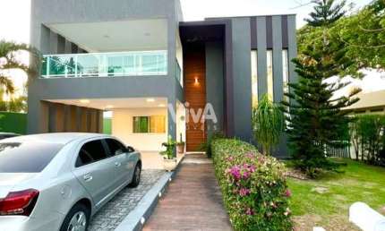 Casa em condomínio com 4 suítes no Eusébio - Mobiliado