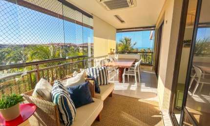Apartamento vista mar  com 4 quartos no Porto das Dunas - Porteira Fechada
