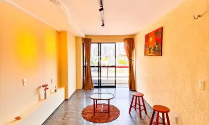 Apartamento com 2 quartos na praia de iracema - porteira fechada