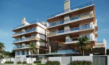 Apartamentos  02 quartos  frente  mar  Balneário Albatroz Mareá Beach Living