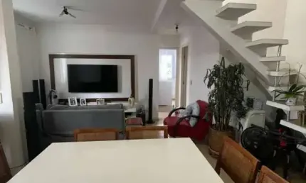 Duplex á venda 98 metros, 3 quartos, Varanda Goumert e 2 vagas - Jandira