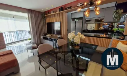 Apto Mobiliado Bellagio 97m², 03 dormitórios, sendo 02 suítes, 03 Vagas