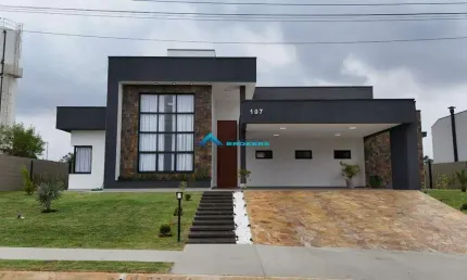 Casa térrea c/ 3 suítes, espaço gourmet, terreno de 1.000 m², cond. terra caxambu ( aceita permuta)