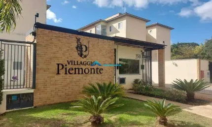 Apartamento térreo de 74 m² com 2 dorms ( 1 suíte ) e 2 vagas no villaggio piemonte - medeiros