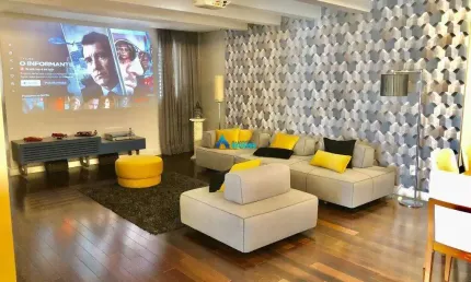 Apartamento de 131 m², Andar Alto, Repleto de Móveis, Cond. Atmosphera Jundiaí