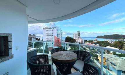 LOCAÇÃO: apartamento 3 suítes MOBILIADO E EQUIPADO, com VISTA MAR - Cabeçudas, Itajaí